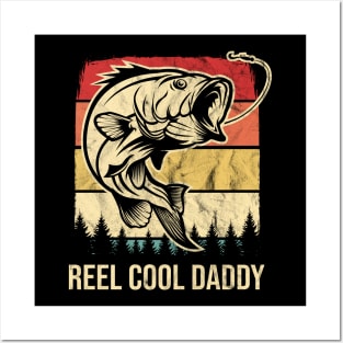 Vintage Reel Cool Daddy Retro Bass Fishing Posters and Art